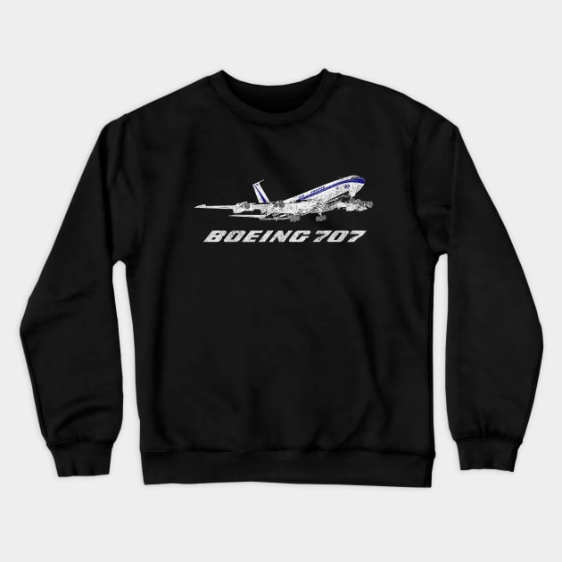 Boeing 707 Crewneck Sweatshirt by boscotjones